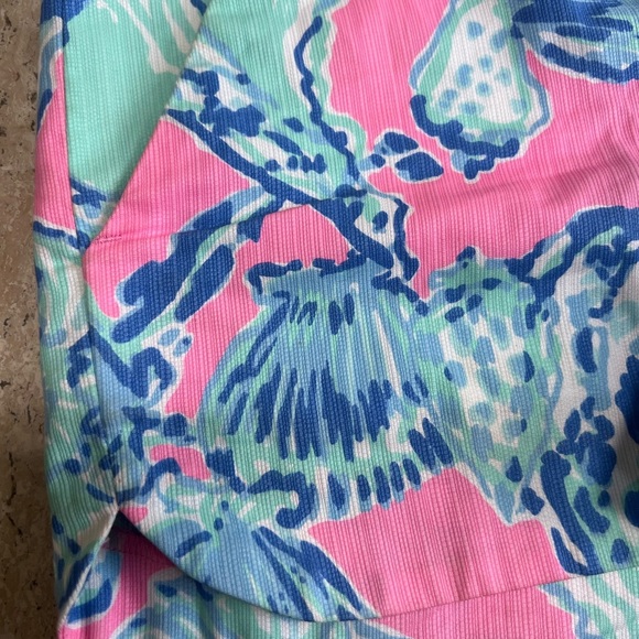 Lilly Pulitzer Adie Pink Pout Barefoot Princess Short Size 00 - Picture 6 of 6